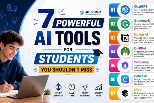 7 Powerful Tools of AI for students You Shouldn't Miss