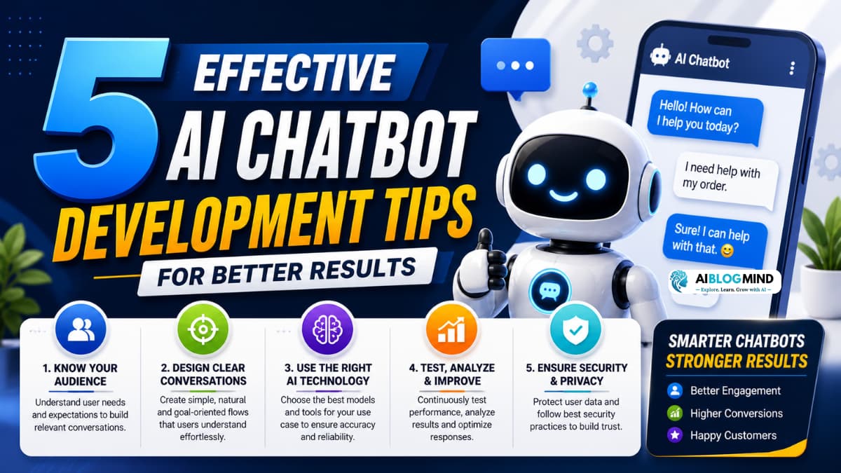 5 Effective AI Chatbot Development Tips for Better Results