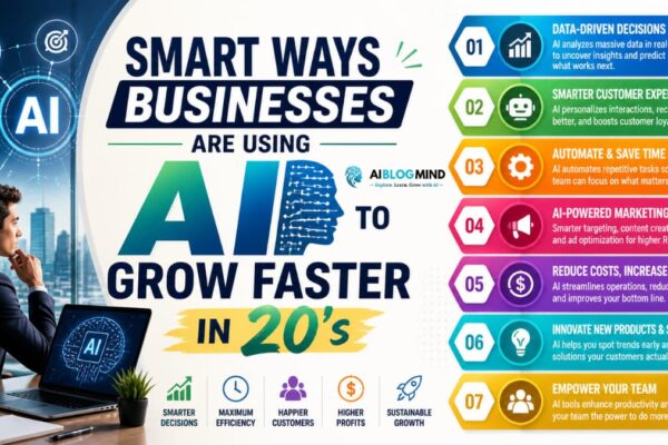 Smart Ways Business Using AI Grow Powerful in 20's