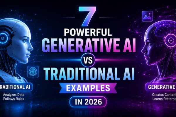 7 Powerful Generative AI vs Traditional AI Examples in 2026