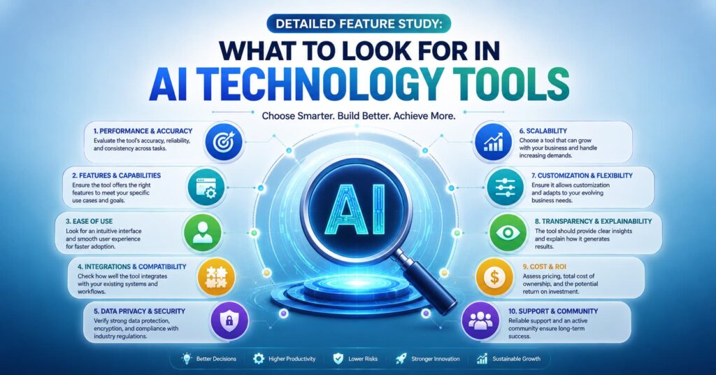 Detailed Feature Study: What to Look for in AI Technology Tools
