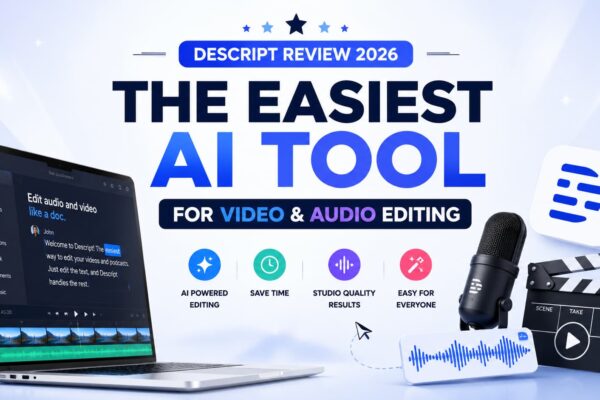 Descript Review 2026: The Easiest AI Tool for Video & Audio Editing