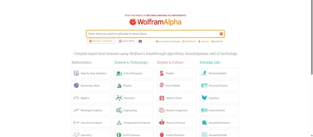  Wolfram Alpha