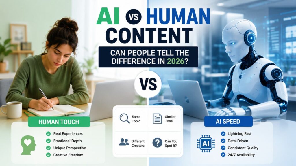 AI vs human content can you tell difference