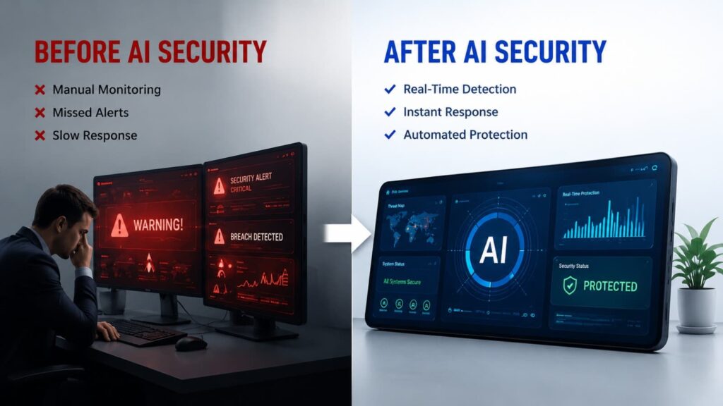 AI cybersecurity trends in 2026, before AI security and after AI security