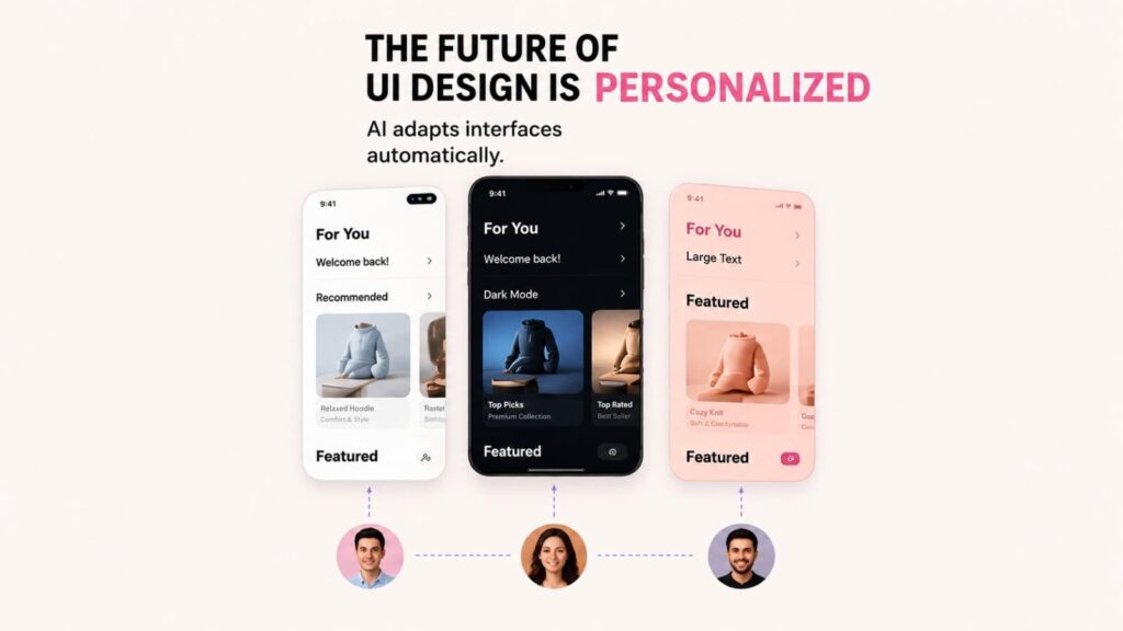 UI/UX design personalized