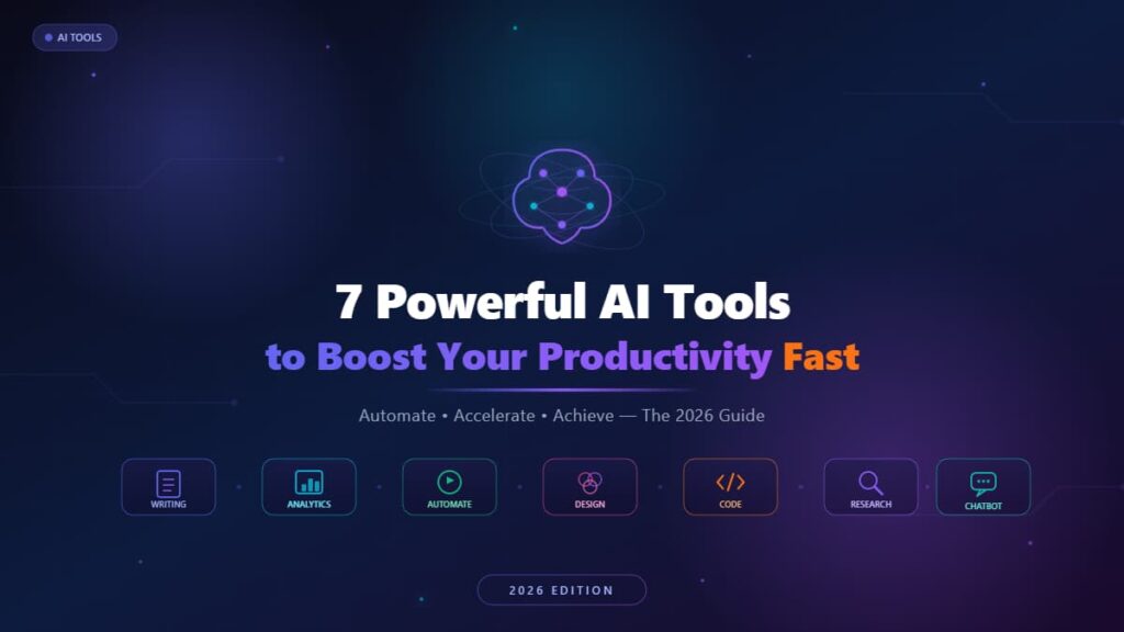 7 Powerful AI Tools to Boost Your Productivity Fast for Beginners