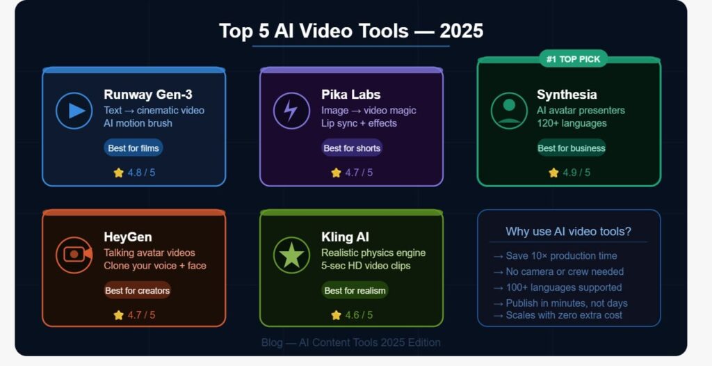5 Best AI Animated Video Tools to Create Stunning Content