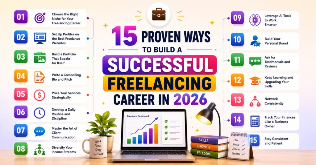 15 Proven Ways to Build a Successful Freelancing Career in 2026