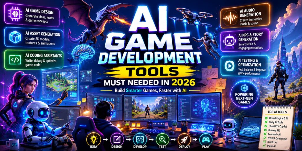 AI game development tools must needed in 2026