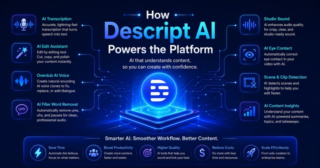 How Descript AI Powers the Platform