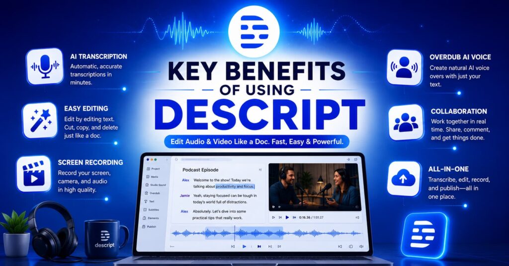 Key Benefits of Using Descript
