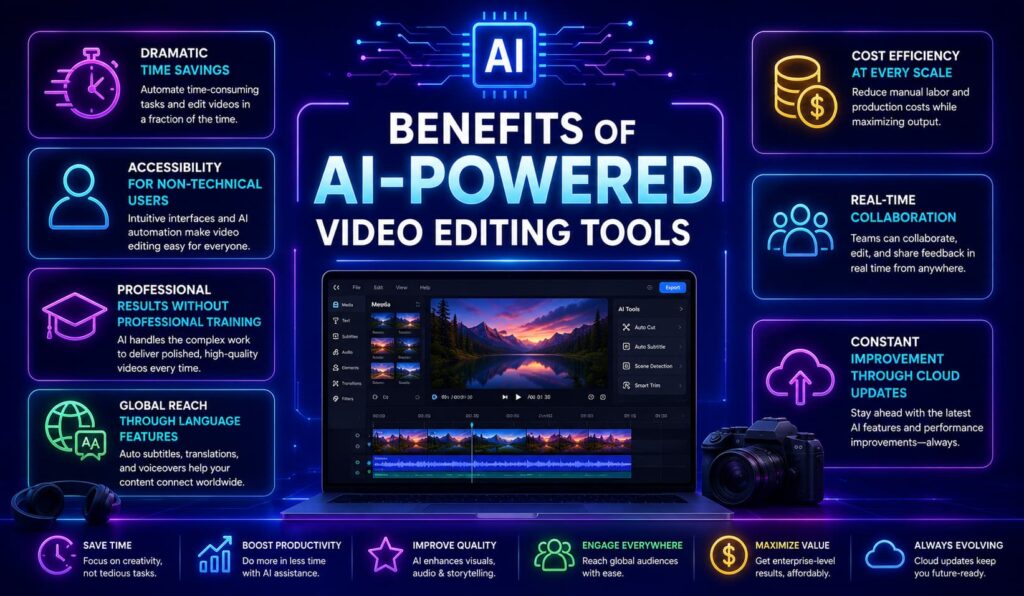 Benefits of AI-Powered Video Editing Tools