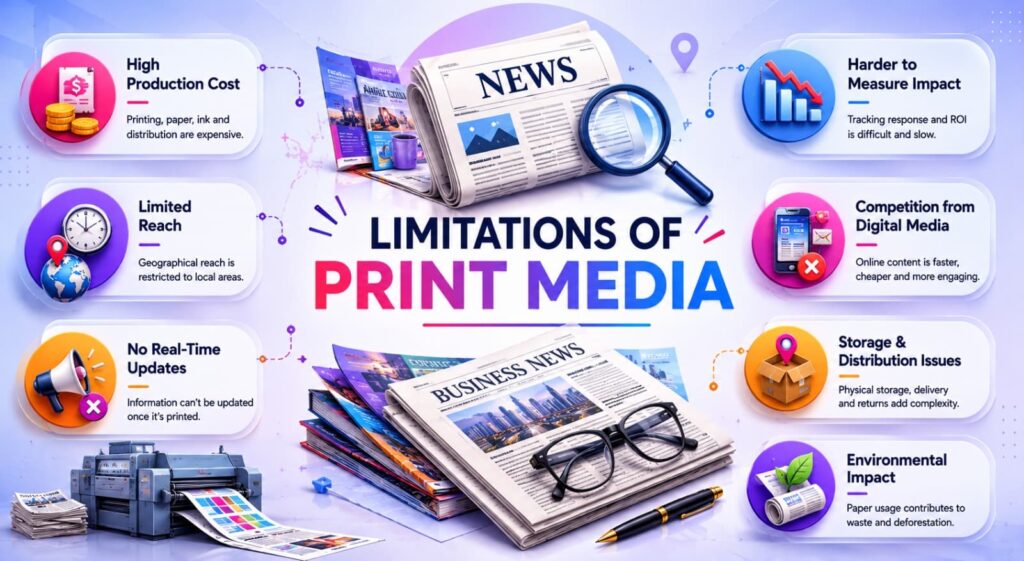 limitation of print media