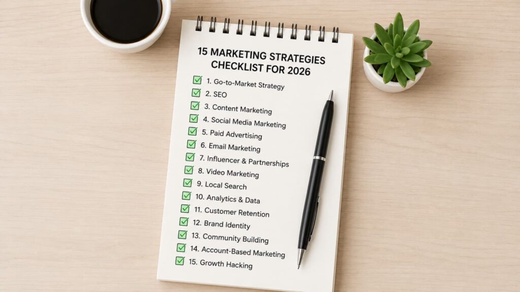 Marketing Strategies: 15 Proven Methods to Grow Your Business in 2026