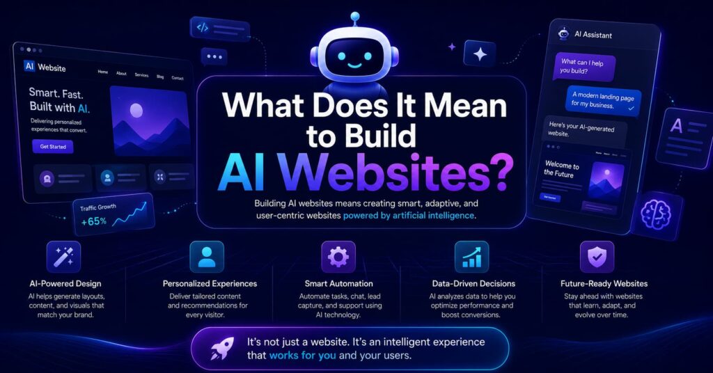 What Does It Mean to Build AI Websites?