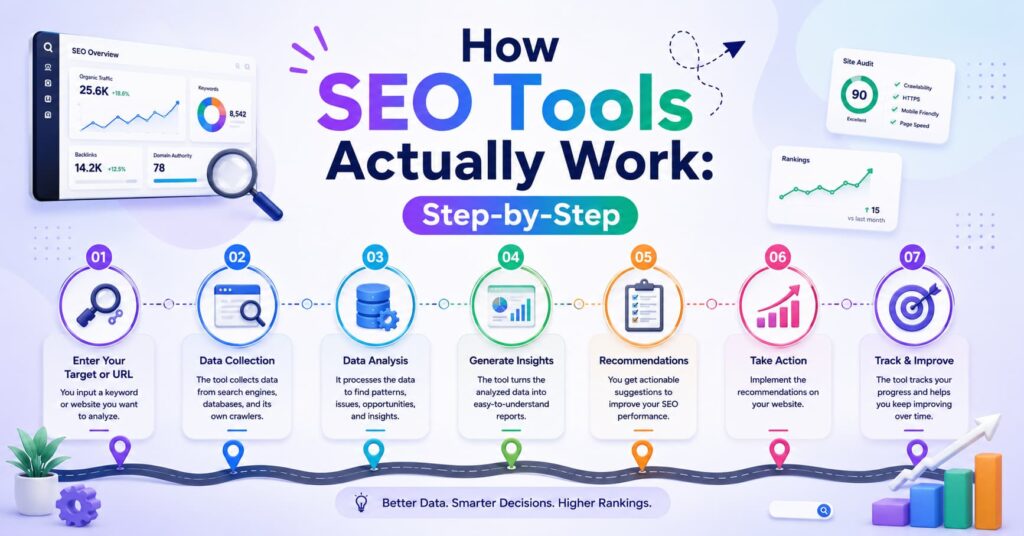 How SEO Tools Actually Work: Step-by-Step