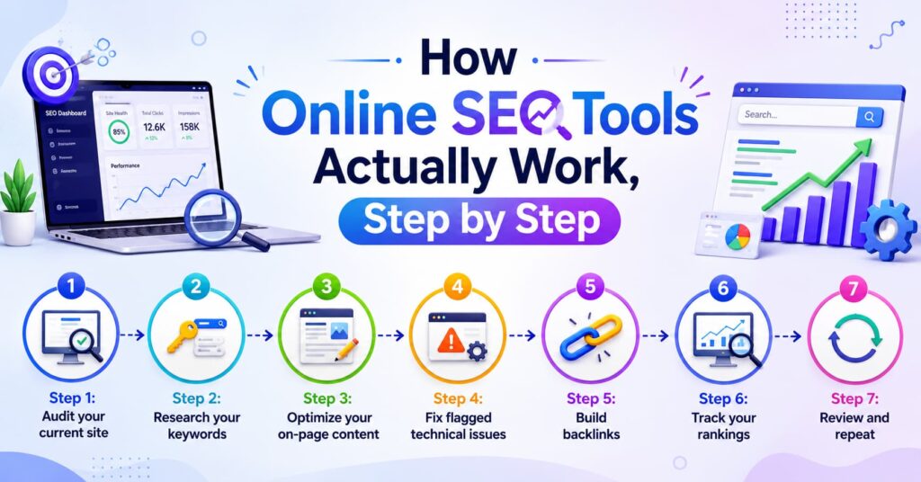 How Online SEO Tools Actually Work, Step by Step