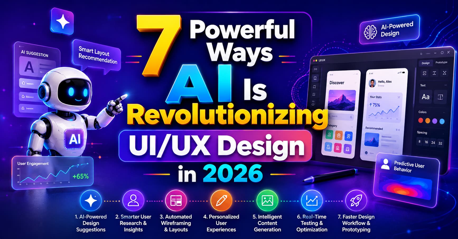 7 Powerful Ways AI Is Revolutionizing UI/UX Design in 2026