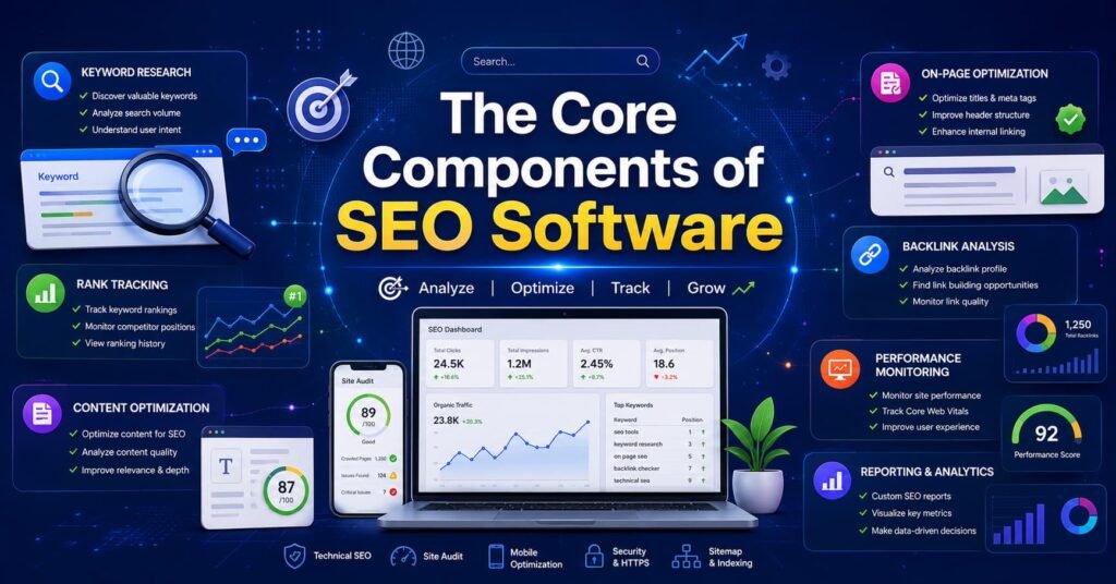 The Core Components of SEO Software