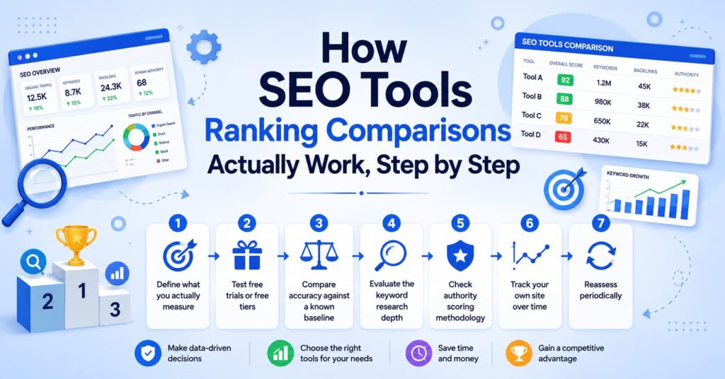 How SEO Tools Ranking Comparisons Actually Work, Step by Step