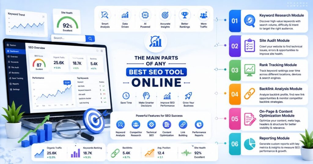 The Main Parts of Any Best SEO Tool Online