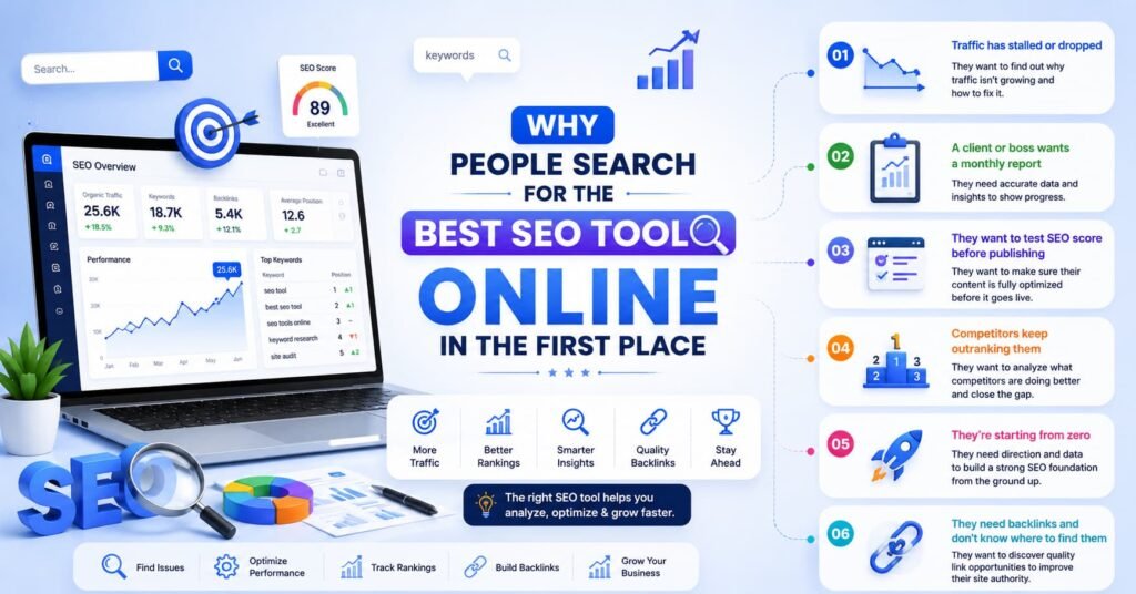 Why People Search for the Best SEO Tool Online in the First Place