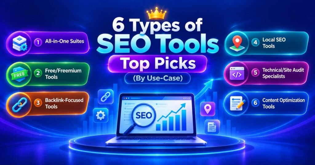 6 Types of SEO Tools Top Picks (By Use-Case)